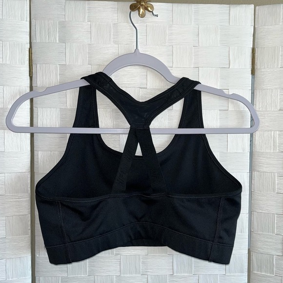 COPY - Nike Womens Just Do It Logo Sport Bra Size Large Black And White Classic… - Picture 5 of 8